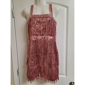 (SOLD) SHEIN Pink Sequin Mini Dress